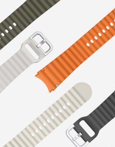Genuine Samsung Galaxy Watch 7 6 5 Replacement Sport Band Rubber One Click Strap - Picture 9 of 27