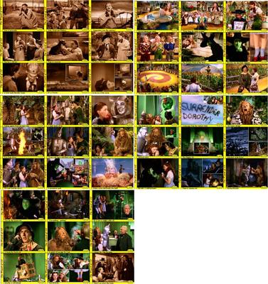 Zauberer von OZ Film Storyboard Sammelkarten Judy Garland Munchkins
