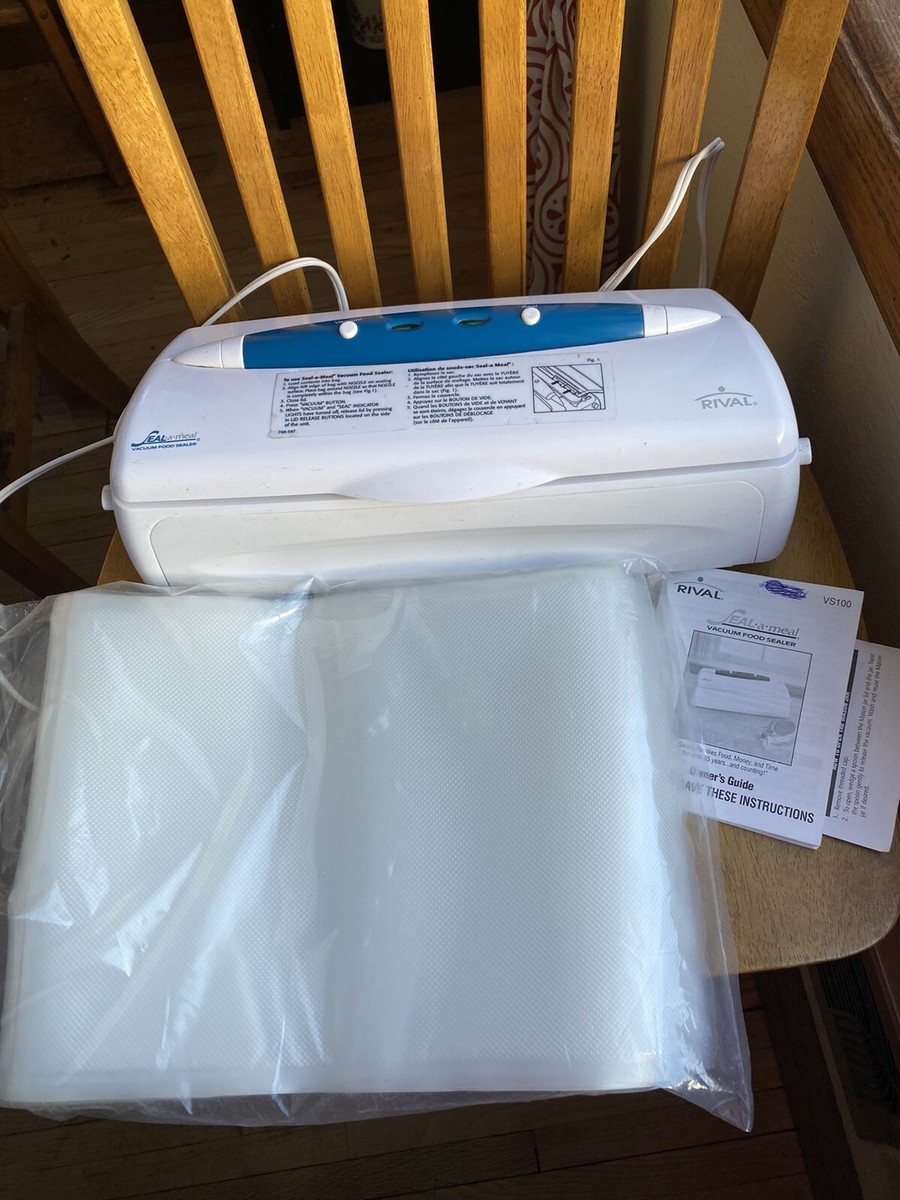 RIVAL Seal a Meal Food Saver Vacuum Sealer System With Bags Manual