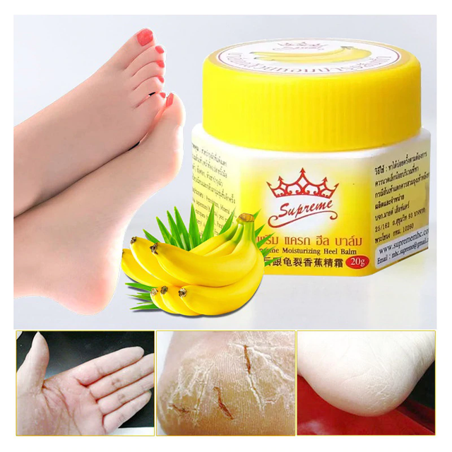 NEW CRACK FOOT CREAM NATURAL BANANA OIL ANTIDRYING HEEL CRACKED REPAIR CREAM eBay