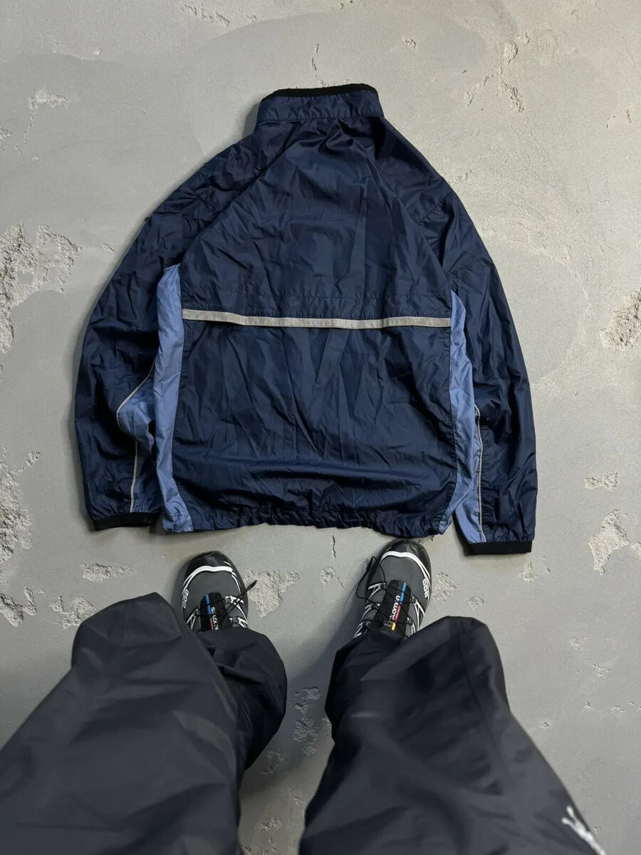 Vintage Nike Nylon Track Jacket 00s Logo Swoosh Y2K Mens Vintage Nike Nylon Track Jacket 00s Logo Swoosh Y2K Mens
