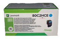 Lexmark Toner 80C2HCE Cyan CX410 CX510