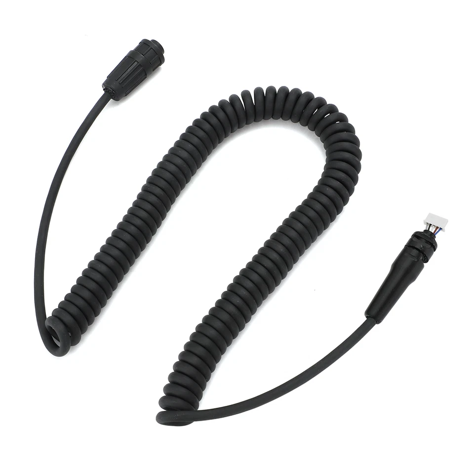 R49060 Replace Microphone Mic Cord Cable Coiled For Raymarine Ray 215 VHF Radio - Image 3 of 4