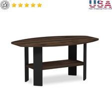 Compact Engineered Wood Coffee Table Stylish Design Small Space Furniture New