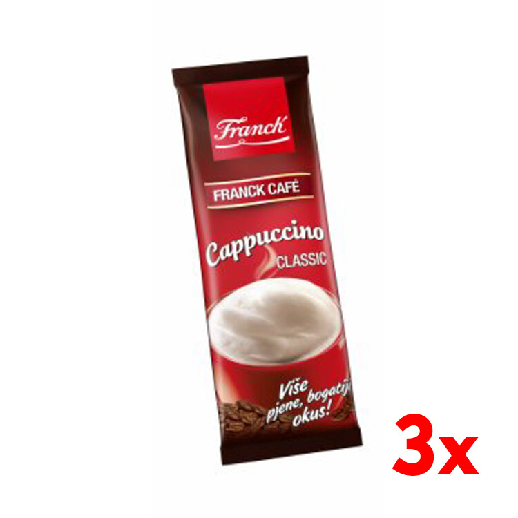 【中古】 Quality Time FrankCappQuartetFrankCapp 3x FRANCK FRANK CAPPUCCINO - Instant Coffee - Vanilla Coconut
