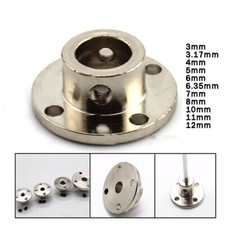 Steel Flange Rigid Shaft Coupling Coupler Collar Motor Joint Connector 3mm-12mm