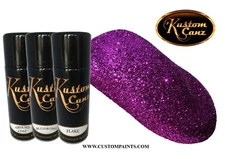 12oz Aerosol Metal Flake Fuchsia (004 HEX) - Urethane Base, Automotive Paint 