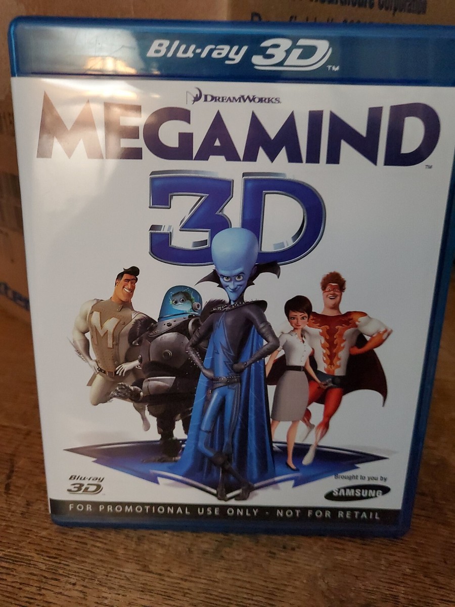 Blu-ray Megamind 3-D promotional version / exceptional condition