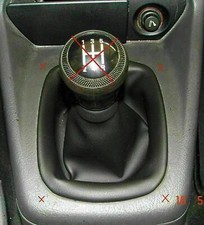 SCHALTMANSCHETTE FUR AUDI A4 B5 1994-2001 SCHALTSACK 100% ECHTEM LEDER SCHWARZ