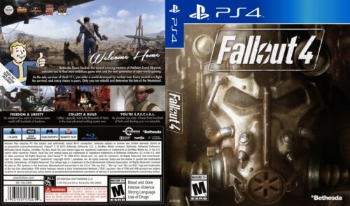 auxiliar crecer Sociable Fallout 4 PS4 Replacement Box Art Case Insert Cover Only 7427000473383 |  eBay
