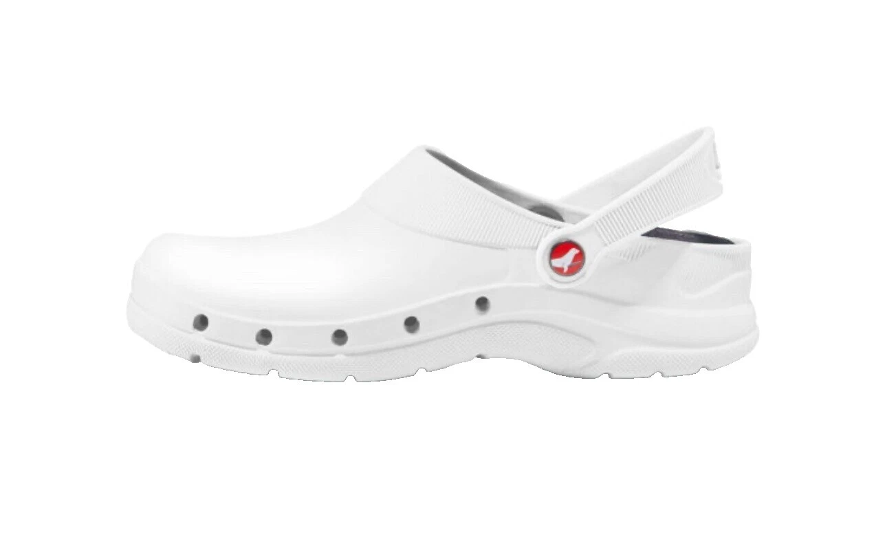 Zapatos cómodos de goma blanca para mujeres