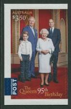 Australia 2021 - $3.50 Queen Elizabeth II 95th Birthday Self Adhesive MNH