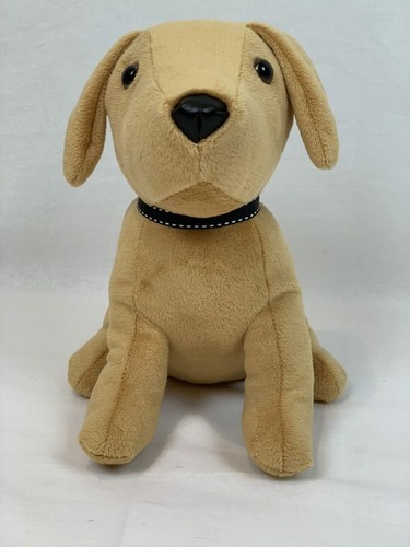 Furry Dog Soft Doorstop Gold Fabric Home Office Door Stopper Animal Novelty - Picture 2 of 2
