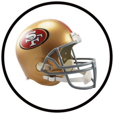 2-PACK  NFL TEAM LOGO STICKER  NFL FOOTBALL SAN FRANCISCO 49 ERS  4 IN.