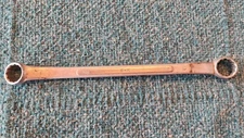 Vtg S-K Hand Tools 33020, 5/8" x 11/16" Deep Offset Box End Wrench 12-Point USA!