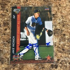 Jake Yacinich Signed 2015 Midwest League All-Star Auto Rc Los Angeles Angels