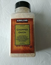 Kirkland Signature Chopped Onion Gently Dried Finest Quality 11.7 oz