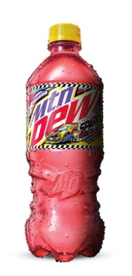 2021 Full Mountain Dew Spark 20oz Blast Of Raspberry Lemonade Yellow Cap Mtn Dew
