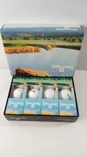  Vintage Spalding THE GOLF WORKS Golf Balls Custom Golf Balls USA - 11 Balls
