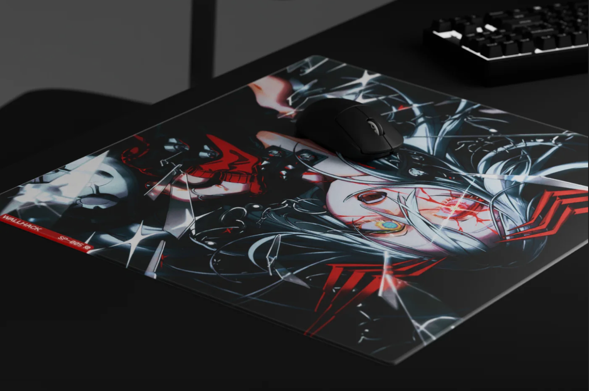 新品 WALLHACK SP-005 Carnage Sora Wallhack SP-005 CARNAGE SORA Glass Anime Mouse Pad 1800/LE - IN