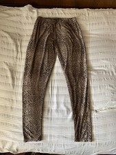 Ladies L/XL animal Leopard Print Long Leggings