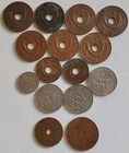 Lot 15 Bronze Coin Coins East Africa & Rodhesia English Colonization