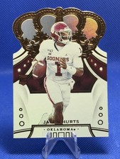 2020 Panini Chronicles Draft Picks Crown Royale Jalen Hurts #53 Rookie RC