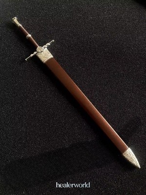Vintage Metal Longsword  For 12'' Action Figure 1/6 Medieval Warrior Unique