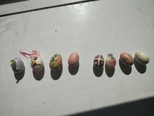 Wodd And Foam Easter Eggs Set Of 8