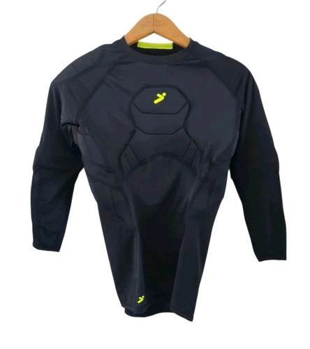Storelli Shirt Mens Small BodyShield Padded Compression Long Sleeve Goalie