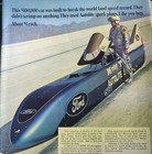 JUNE 1969 MAGAZINE PG #039- MICKEY THOMPSON BONNEVILLE LAND SPEED RECORD 400MPH — photo 1