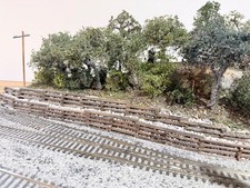 Sixteen 16 Model Railroad Scenery Diorama Foreground Quality Trees