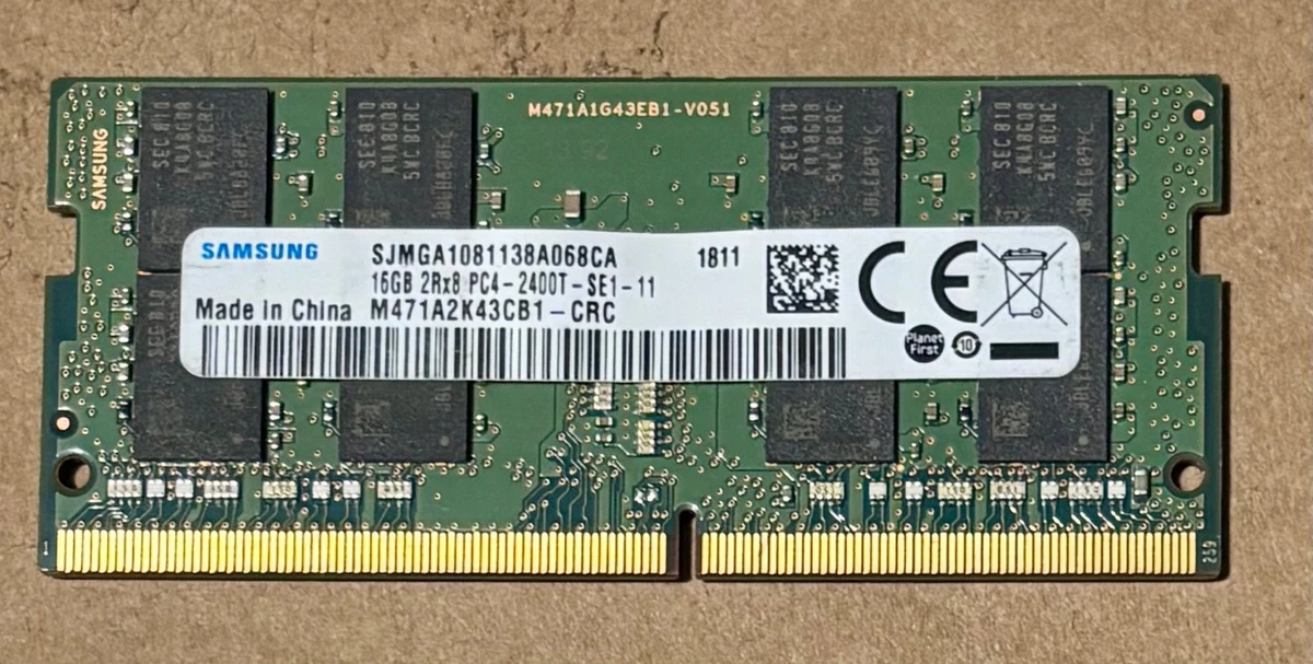 Samsung DDR4 SDRAM 16 GB Capacity per Module Memory (RAM) for sale Samsung DDR4 SDRAM 16 GB Capacity per Module Memory (RAM) for sale
