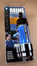 Sawyer Products Mini Water Filtration System Filter SP128 Survival L4 Travel