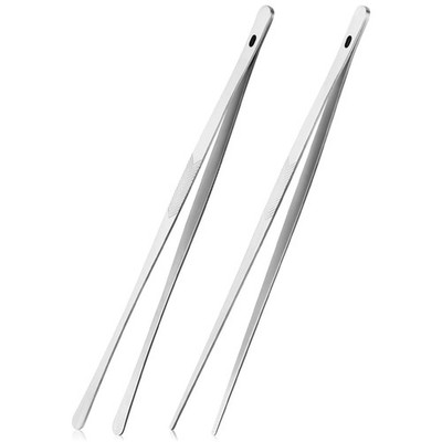 ChefBee Kitchen Cooking Tongs Tweezers - 2PCS 12'' Stainless Steel Kitchen Ute...