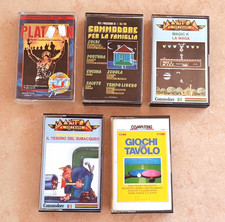 Commodore 64 Video Game Lot Cassettes Platoon, Magic K, The Wizard etc image