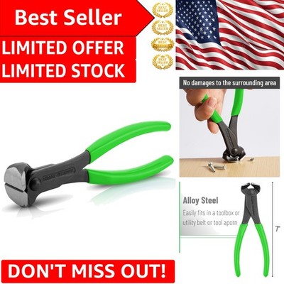 Bates 7-Inch Nail Puller - Light Green Hand Tool for Efficient Nail Removal