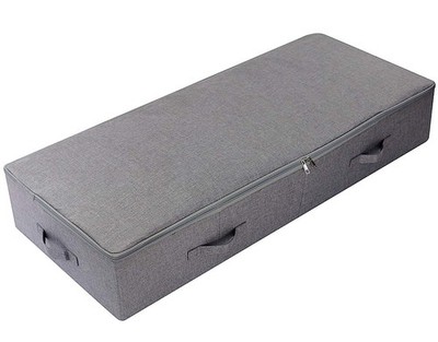 iwill CREATE PRO Under Bed Storage Bin, 100cm Large 39.4*16.9*7'', Dark Gray