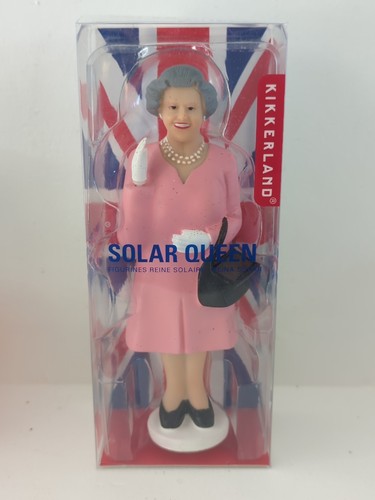 Kikkerland Solar Queen Elizabeth Hand winkende Figur Art.-Nr. HJ5602 neu im Karton M27