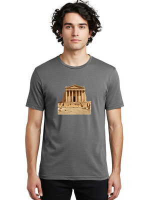 Temple-Of-Baalshamin Mens Graphic Tee, 100% Cotton, Casual Summer Wear