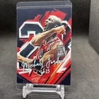 Michael Jordan celebration- Fan Art Card w/ 1 grain .999 silver - Bulls GOAT