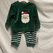 Little Me My First Christmas Outfit Size 9mos