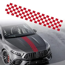  49.8"x 9.2" Hood Stripe Sticker for Auto Racing Body Side Decal - Vinyl 