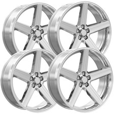 Set Of 4 Performance Replicas Pr148 Iroc 18x8 5x4.75 0mm Chrome Wheels Rims