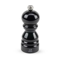 Peugeot SalzmüHle Paris 12Cm Buchenholz Schwarz Lackiert Edelstahlmahlwerk