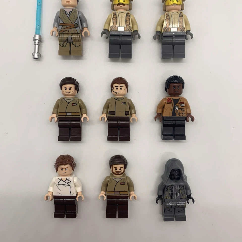Lego Star Wars Minifigura Soldados de Resistencia Lote Rey, Finn Rebel Army Builder Foto 3 de 3