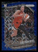2025 Panini Prizm WNBA Aaliyah Nye #15 Rookie Blue Velocity Prizms Aces