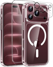 ivencase Coque pour iPhone 18 Pro Magnétique Transparent cable lightning