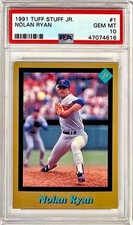 1991 TUFF STUFF NOLAN RYAN *RARE* PSA 10 (CENTERED) *NOT HAND CUT* (#1 PRISTINE)