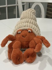 Jellycat Herman Hermit HER2H Retired Rare 2018 Original Tags Hermit Crab
